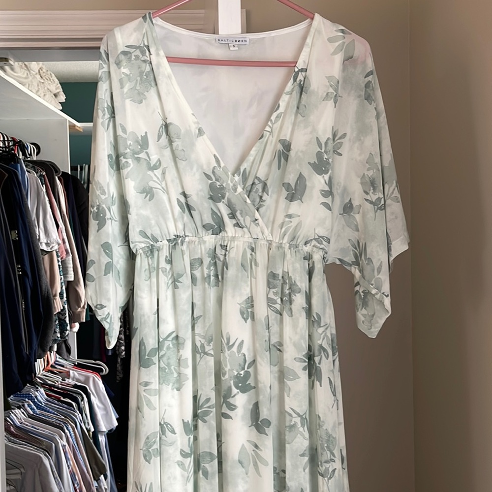 Long floral dress